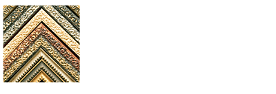 The Frame Cellar logo written in White